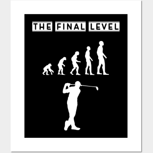 The evolution of a real golfers Posters and Art